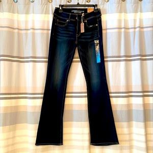 American eagle kick boot / dark vintage, super stretch size 6 regular jeans